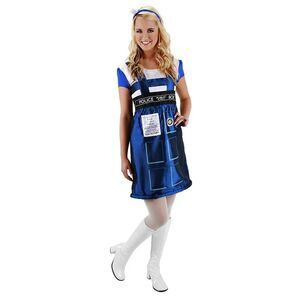 Doctor Who Tardis Costume Dress Womens Size Large/XL